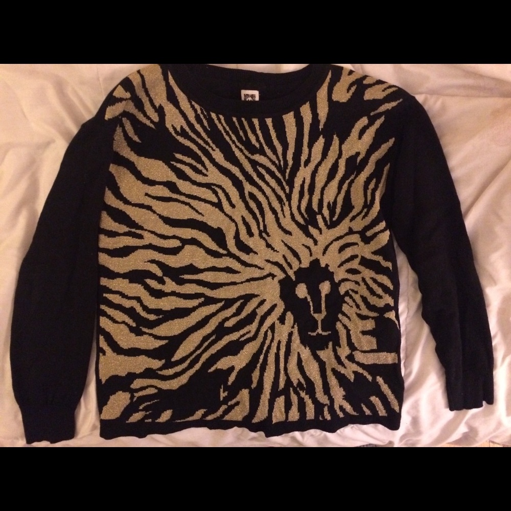 Anne Klein animal print sweater